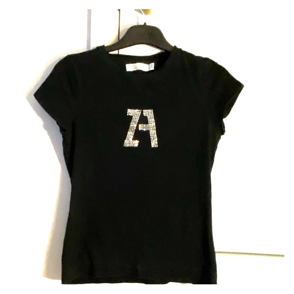 Zara black TOP sz S - Picture 1 of 2